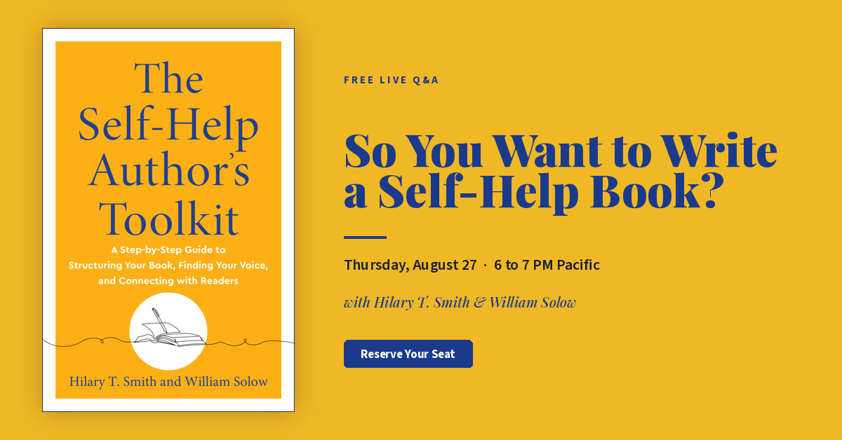 The Self-Help Author's Toolkit banner